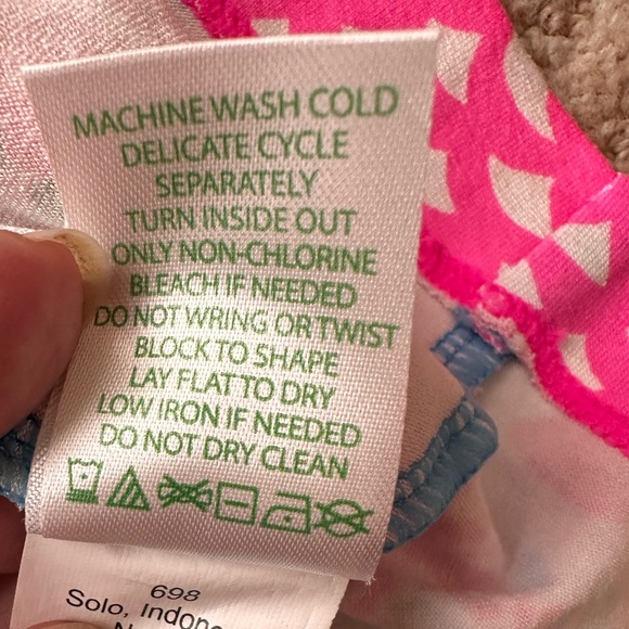 Lilly Pulitzer UPF 50+ Sophie Dress Zanizbar Blue Bunny Business Size Medium - Picture 16 of 16